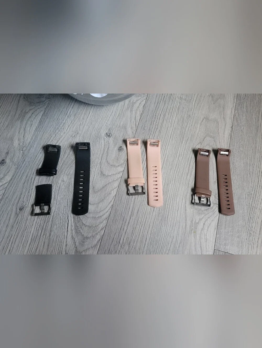 Fitbit Charge 2 Replacement Wristbands  (Black, Brown, Blush) No Device, Small